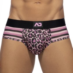  Slip LEO STRIPE - rose - ADDICTED AD978-C05 