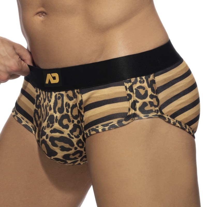  Slip LEO STRIPE - beige - ADDICTED AD978-C25 