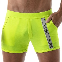  Short Neon Gym - jaune fluo - TOF PARIS TOF139JF 