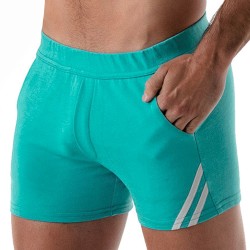  Short Paris Turquoise/White - TOF PARIS SH0009TB 