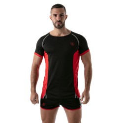  T-Shirt Total Protection Noir/Rouge - TOF PARIS TOF143NR 