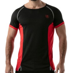  T-Shirt Total Protection Noir/Rouge - TOF PARIS TOF143NR 