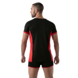  T-Shirt Total Protection Noir/Rouge - TOF PARIS TOF143NR 