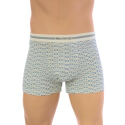 Pantaloncini boxer, Shorty del marchio MARINER - Lot de 2 shorty bleus - Ref : 1849 066 BLEU