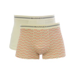 Pantaloncini boxer, Shorty del marchio MARINER - Lot de 2 shorty rouille - Ref : 1849 080 ROUILLE