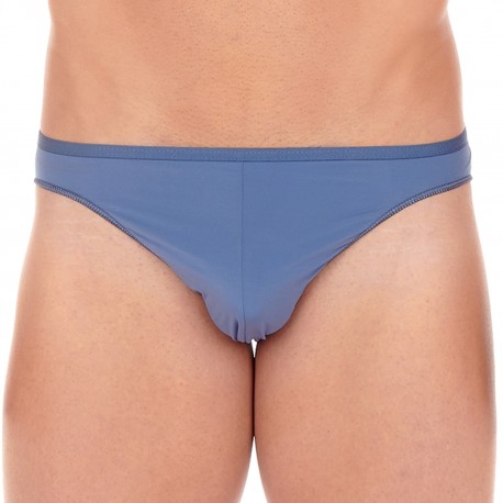  Slip micro Plumes - bleu jean - HOM 404756-00CG 