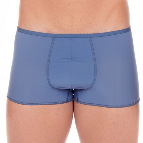  Boxer court Plumes - bleu jean - HOM 404755-00CG 