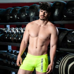  Short Neon Gym - jaune fluo - TOF PARIS TOF139JF 