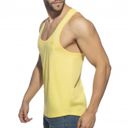  Débardeur U-neck Cotton - jaune - ADDICTED AD997-C03 