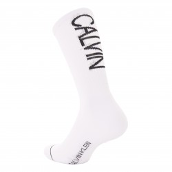  Lot de 3 paires de chaussettes côtelées - blanc - CALVIN KLEIN 100003006-002 
