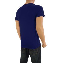 Maniche del marchio EMINENCE - T-shirt indigo col V - Ref : 0314 0975