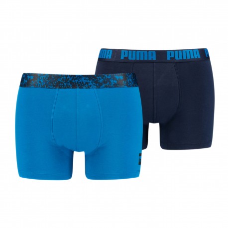 Lot de 2 boxeurs imprimé camouflage - bleu - PUMA 701202499-002 Lot de 2 boxeurs imprimé camouflage - bleu - PUMA 701202499-002
