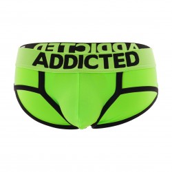  Slip swimderwear Néon avec cockring - jaune - ADDICTED AD917 C33 