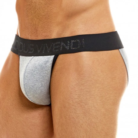  Tanga Back T - gris - MODUS VIVENDI 02112-GREY 