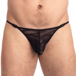  Flamme Noire - String Striptease - L'HOMME INVISIBLE UW08-FLA-001 