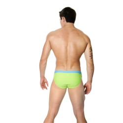 Slip de bain de la marque ANDREW CHRISTIAN - Mini slip de bain Bikini NanoFit Neon - Ref : 7254 NEONG