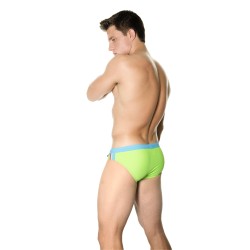 Slip de bain de la marque ANDREW CHRISTIAN - Mini slip de bain Bikini NanoFit Neon - Ref : 7254 NEONG