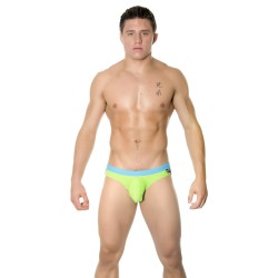 Slip de bain de la marque ANDREW CHRISTIAN - Mini slip de bain Bikini NanoFit Neon - Ref : 7254 NEONG