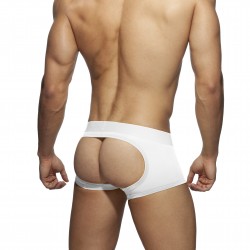  Boxer Bottomless Fetish - blanc - AD FÉTISH ADF93 C01 