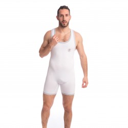  Hypnos - Slip'n Bodysuit Blanc - L'HOMME INVISIBLE HW157-HYP-002 