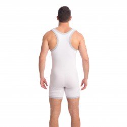  Hypnos - Slip'n Bodysuit Blanc - L'HOMME INVISIBLE HW157-HYP-002 