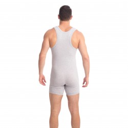  Hypnos - Slip'n Bodysuit Gris - L'HOMME INVISIBLE HW157-HYP-GC1 