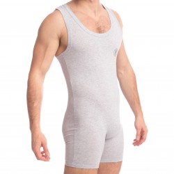  Hypnos - Slip'n Bodysuit Gris - L'HOMME INVISIBLE HW157-HYP-GC1 