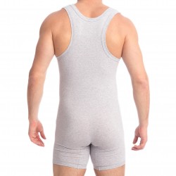  Hypnos - Slip'n Bodysuit Gris - L'HOMME INVISIBLE HW157-HYP-GC1 