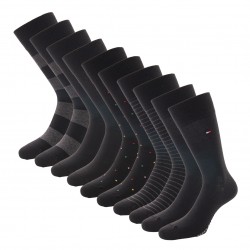  Pack de 5 pares de calcetines para regalo - negro - TOMMY HILFIGER 701210550-002 