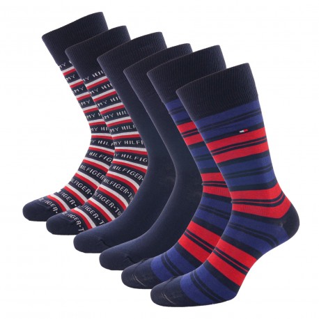  Pack de 3 pares de calcetines para regalo - navy - TOMMY HILFIGER 701210901-001 