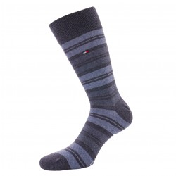  3er-Pack gestreifte Socken in Geschenkbox - jeans - TOMMY HILFIGER 701210901-003 