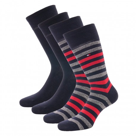  Lot de 2 paires de chaussettes - navy - TOMMY HILFIGER 472001001-039 