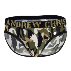  Glam Camouflage Brief w/ Almost Naked - ANDREW CHRISTIAN 92174-MULTI 