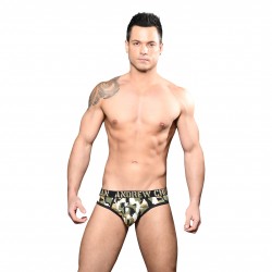  Glam Camouflage Brief w/ Almost Naked - ANDREW CHRISTIAN 92174-MULTI 
