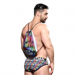  Digital Paradise Pride Backpack - ANDREW CHRISTIAN 8571-MULTI 