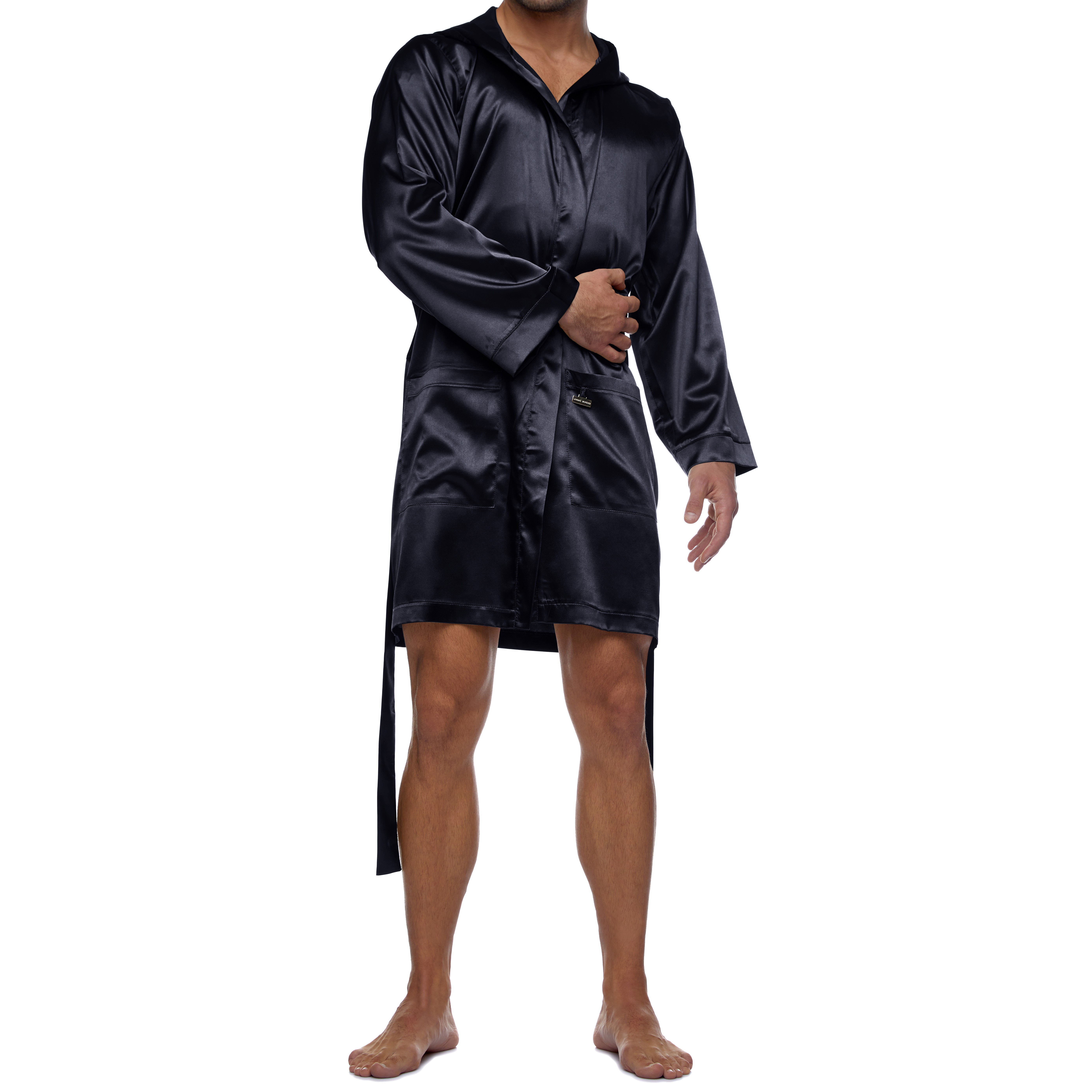 Bathrobe Versace pour homme en coloris Noir 3 % de réduction Homme Vêtements Vêtements de nuit Robes de chambre et peignoirs 