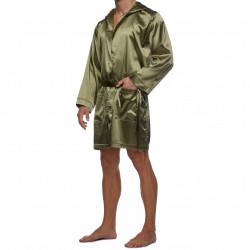  Peignoir Core Satin - kaki - MODUS VIVENDI 21651-KHAKI 