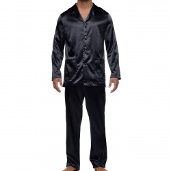 Pijama core satin - negro