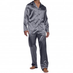  Pyjama Core Satin - gris - MODUS VIVENDI 21652-GREY 