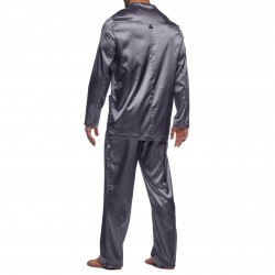  Pyjama Core Satin - gris - MODUS VIVENDI 21652-GREY 