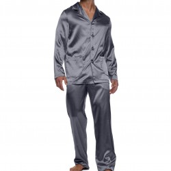  Pyjama Core Satin - gris - MODUS VIVENDI 21652-GREY 