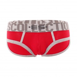  Slip seconde peau - rouge - ES COLLECTION UN422-C06 