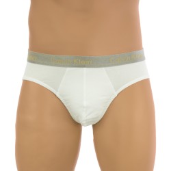 Slip de la marca CALVIN KLEIN - Slip silver pro stretch blanc - Ref : M5310E Q46