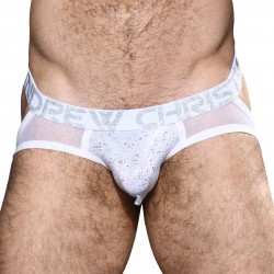  Jock Snow Sheer w/ Almost Naked - ANDREW CHRISTIAN 92249-WHTSL 