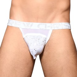  Snow Sheer Arch Jock w/ Almost Naked - ANDREW CHRISTIAN 92248-WHTSL 