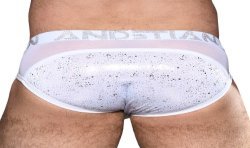  Brief Snow Sheer Arch w/ Almost Naked - ANDREW CHRISTIAN 92247-WHTSL 