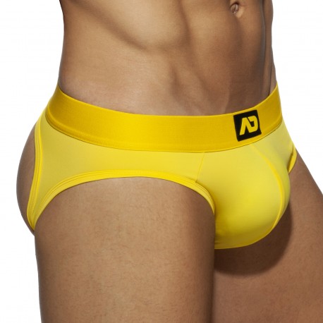 Slip Bottomless Fetish - jaune - AD FÉTISH ADF92 C03