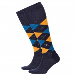  Chausettes Edinburgh - jaune/bleu - BURLINGTON 27083-6279 