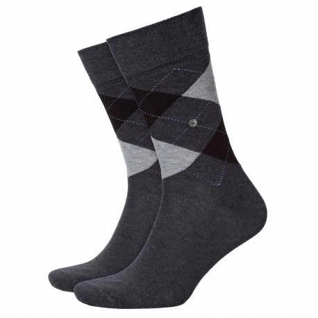  Chaussettes Burlington King - gris - BURLINGTON 21020-3081 