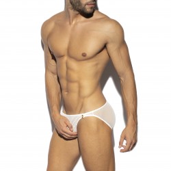  Mini slip plumetti - blanc - ES COLLECTION UN468-C01 